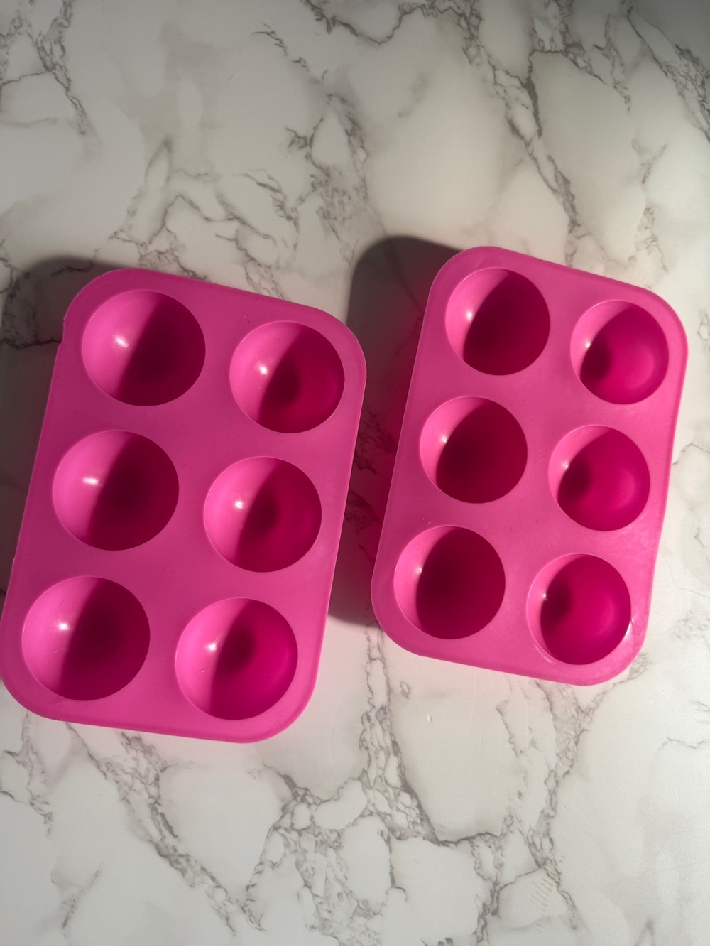 Pink Silicone 6-Cavity Mold Set